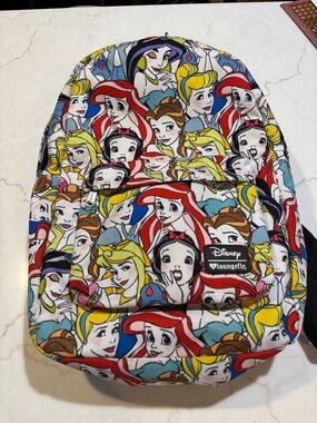 Loungefly Disney Princess Allover Print Multicolor Backpack